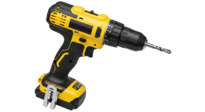 Isolated Cordless Drill