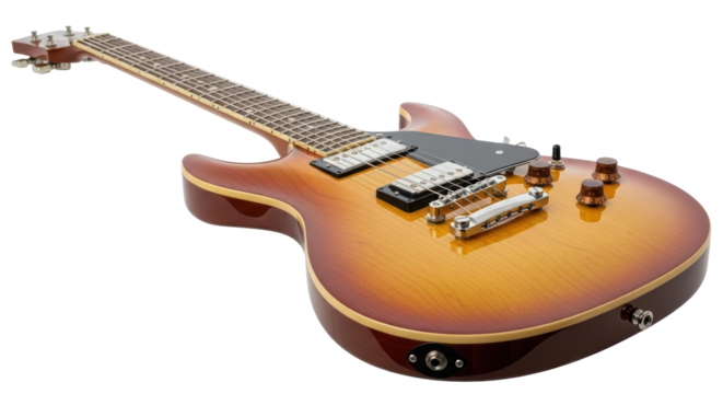 Isolated Electric Guitar