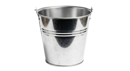 Isolated Metal Bucket