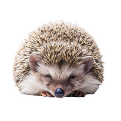 Obraz premium Hedgehog sleeping png hedgehog png sleeping png animal png wild png pet png small png furry png transparent background