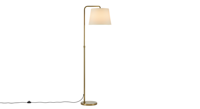 Elegant Arc Floor Lamp Modern Lighting Design for Home Decor on transparent background