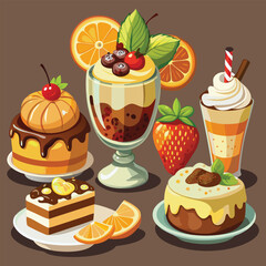 Food vector, Food design, Food concept, Food post, Food template, Food art, Food clipart, Food topics, Food doodle