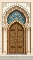 Obraz premium Ornate Arabian Doorway