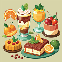 Food vector, Food design, Food concept, Food post, Food template, Food art, Food clipart, Food topics, Food doodle