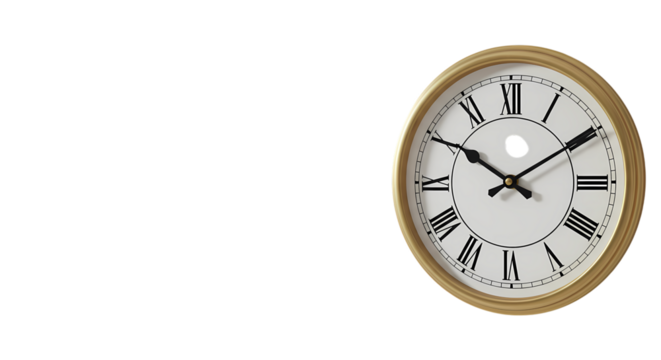 Vintage Clock Face Antique Watch Dial Roman Numerals Timepiece Components Clock Repair Parts Restoration Project on transparent background