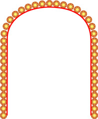 Hindu Festival Durga Puja and diwali Border Decorations Durga Puja, diwali Frame Durga Puja diwali navarati Background