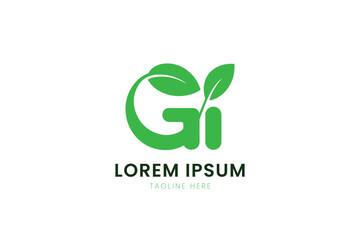 Minimalist green leaf logo design for environmental brands and businesses