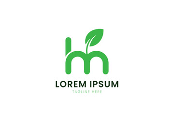 Minimalist green leaf logo design for eco-friendly brands and businesses