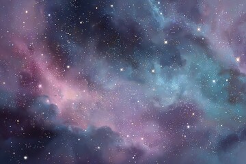 Fototapeta premium Colorful Galaxy Space Nebula Background