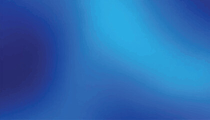 Vibrant blue and cyan color mesh gradient background. Smooth, blurry abstract wallpaper vector illustration