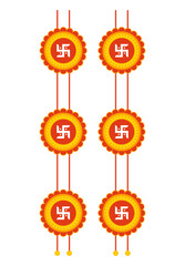 Traditional Indian Swastik Decorative Hanging for Festival Decoration