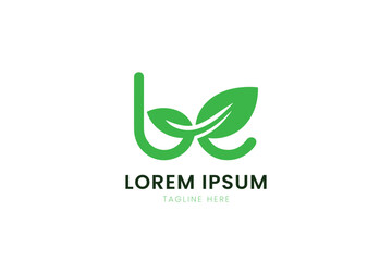 Modern green leaf logo design for eco-friendly businesses and brands