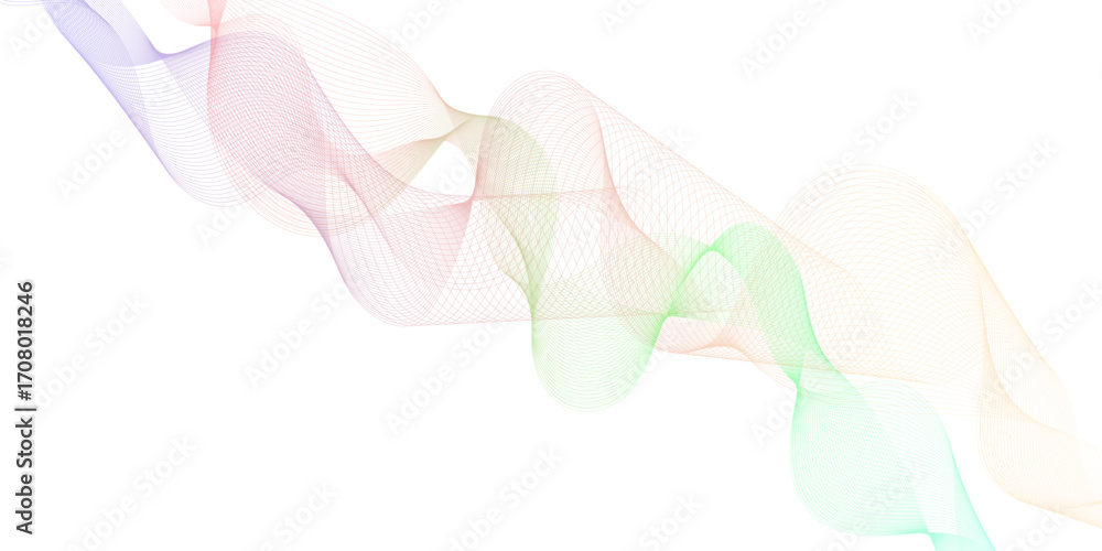 Poster abstract wave element for design. digital frequency. elegant abstract smooth swoosh speed gray wave 
