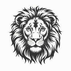Fototapeta premium Lion Silhouettes in Various Poses for Wildlife and Animal Graphic Designs u