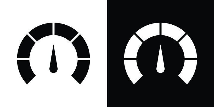 Tachometer icons. glyph vector icon. Vector illustration eps 10