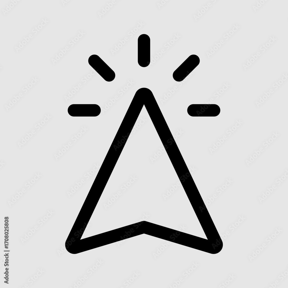 Aufkleber set of hand pointer symbol in trendy flat style. computer mouse click cursor. click cursor collectio
