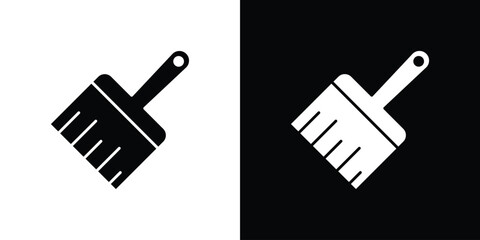 Paint brush icons. glyph vector icon. Vector illustration eps 10