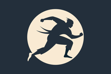 Judo Throw Silhouette Vector Logo