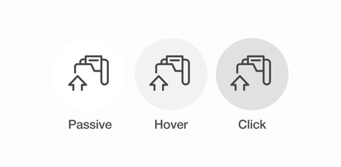 folder with upload arrow icon sign vector