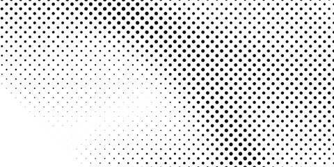 grunge Halftone white and black dots pattern and black gradient grunge texture background. Dotted line comic sport style background