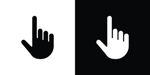 Obraz premium Cursor icons. glyph vector icon. Vector illustration eps 10