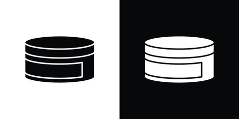 Cream icons. glyph vector icon. Vector illustration eps 10