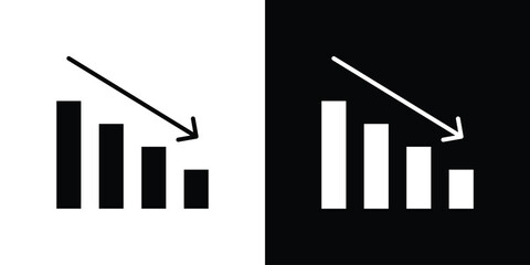 Chat arrow down icons. glyph vector icon. Vector illustration eps 10