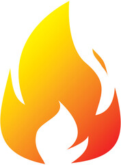 flame  fire  red flame in abstract style