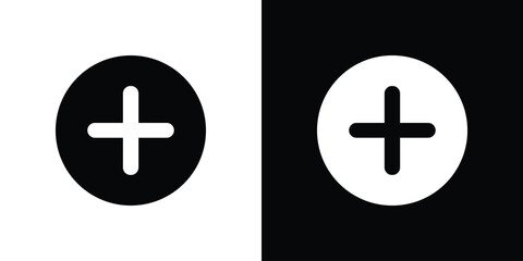 Add icons. glyph vector icon. Vector illustration eps 10