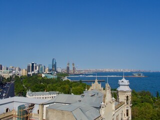 Baku, modern architecture in Azerbaijan,