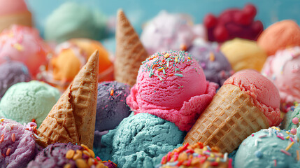 Delicious and simple star ice cream