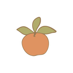 apple with leaf