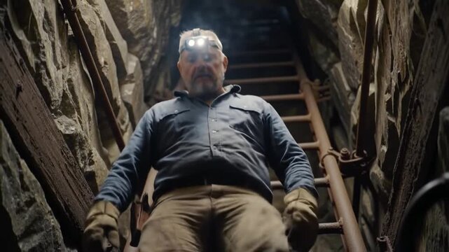 Descending into the Depths: A Miner's Journey into the Earth's Core Underground Exploration