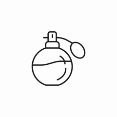 perfume bottle sprayer icon sign vector