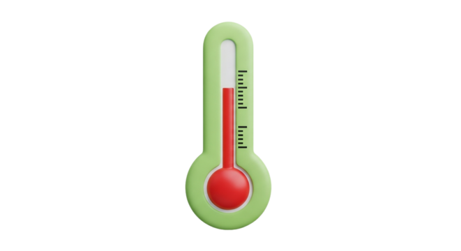 Feeling feverish a red mercury thermometer signals a need for care a visual reminder for monitoring health isolated on a