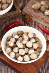 Fresh Organic Yam Beans Sliced in Bowl - Healthy Natural Ingredients from Hebei