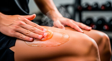 Hot waxing treatment at spa for smooth skin and hair removal for confident summer beauty prep