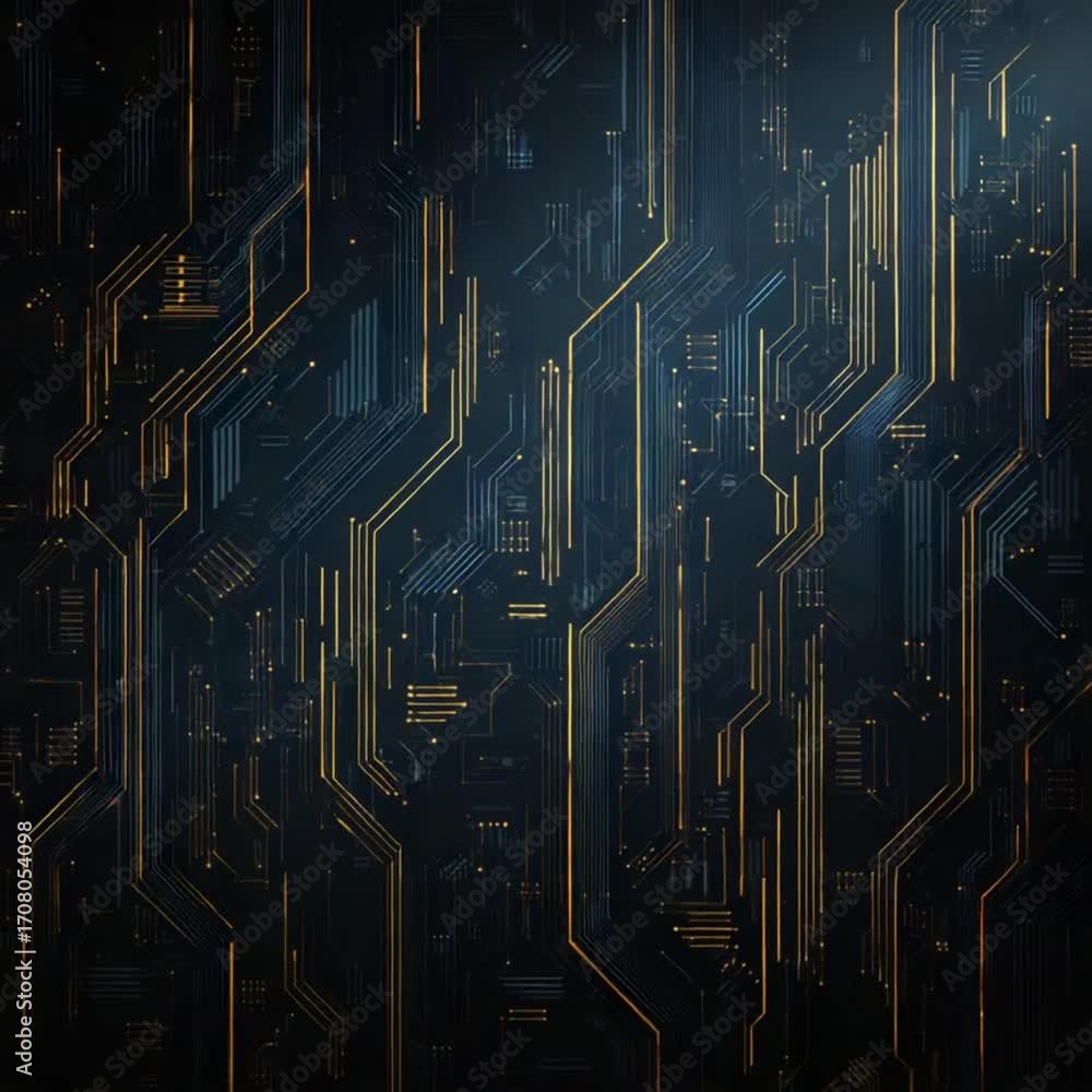 Poster abstract circuit design background
