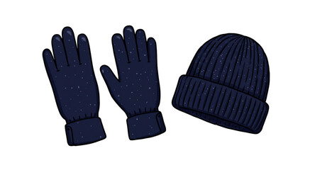 pair of winter gloves
