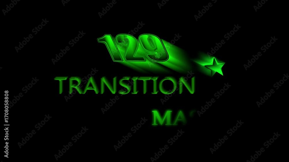 Poster texture 129 versions of modern luma mattes or alpha channels transition masks with a moving digital 