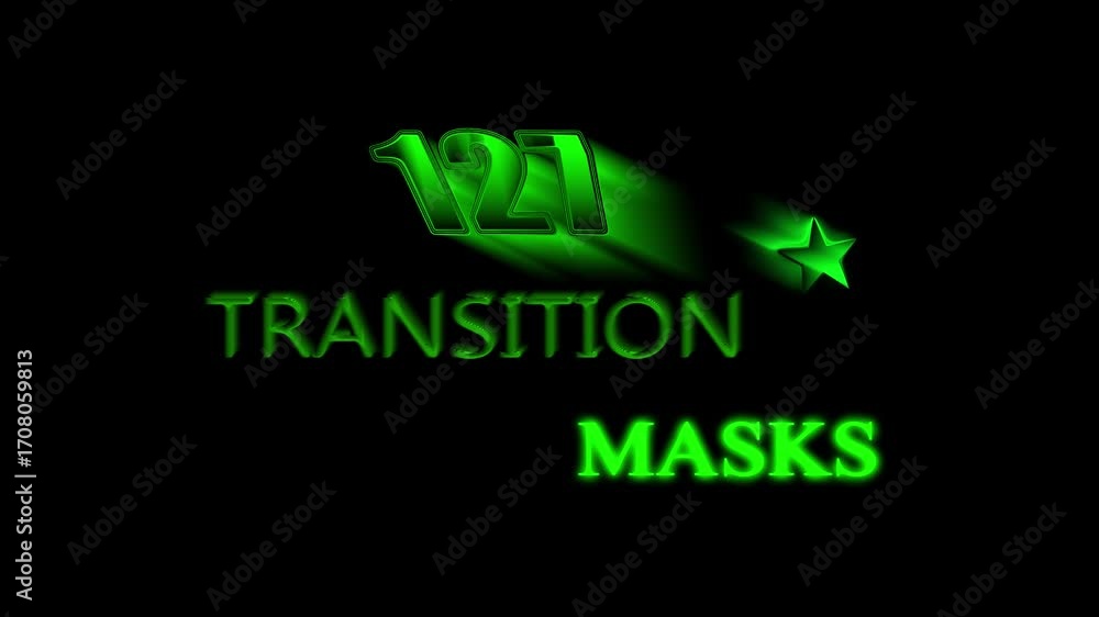 Poster texture 127 versions of modern luma mattes or alpha channels transition masks with a moving digital 