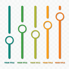 Business Office Teamwork & Workflow Infographic Vector Set