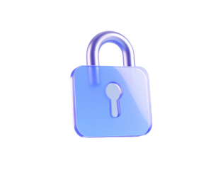 Minimal Glassmorphic Lock Screen