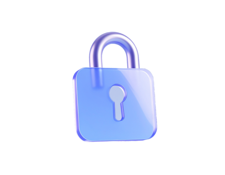 Minimal Glassmorphic Lock Screen