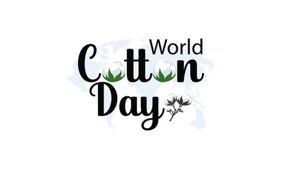 World cotton day. A vector illustration shows world cotton day .