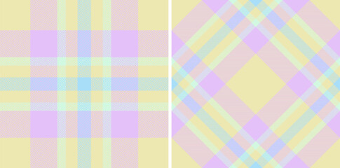 Pastel plaid pattern offers versatile use, from textile design to web backgrounds. Gentle, calming hues evoke springtime and creativity. Ideal for crafts.