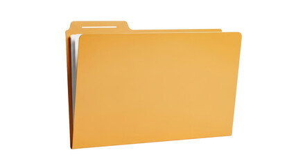 Isolated file folder with documents, organization icon, folder with papers, storage file