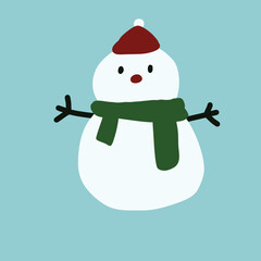 Snowman Decoration for Christmas and Winter Holidays