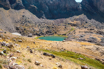 The scenic views of glacial Sat lakes, located on Cilo Mountains, which has an altitude of 3,500 meters, would become a new tourist attraction for nature lovers across the world in Hakkari, Turkey