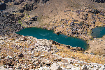 The scenic views of glacial Sat lakes, located on Cilo Mountains, which has an altitude of 3,500 meters, would become a new tourist attraction for nature lovers across the world in Hakkari, Turkey
